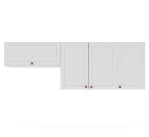 Mueble cocina aéreo Royal blanco 67x200x36 cm