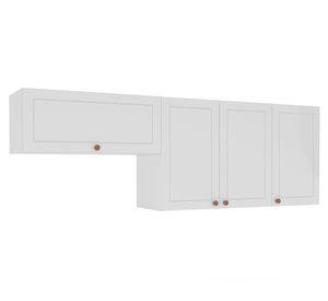 Mueble cocina aéreo Royal blanco 67x200x36 cm