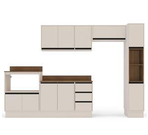 Kit cocina modular Premier beige 10 puertas 3 cajones