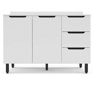 Mueble aéreo cocina Delta blanco 2 puertas 3 cajones
