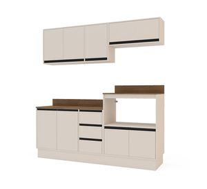 Kit cocina modular Premier M beige 8 puertas 3 cajones