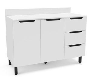 Mueble aéreo cocina Delta blanco 2 puertas 3 cajones