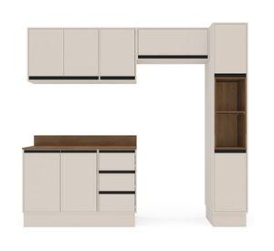Kit cocina modular Premier S beige 8 puertas 3 cajones
