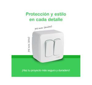 Casquete armado 9/15 10A 250V blanco