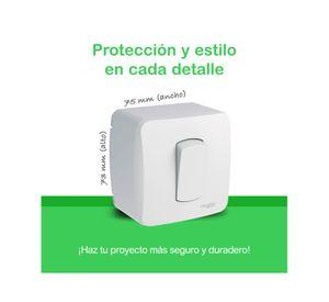 Casquete armado 9/12 10A 250V blanco