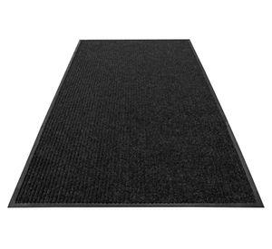 Limpiapiés alfombra ranurado negro 150 x 90 cm