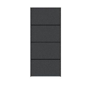Zapateros 4 puertas Americana negro