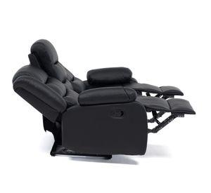 Sofa 3 Cuerpos Reclinable Portavasos Moderno Roma