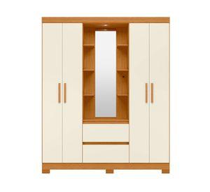 Clósets 4 puertas Olímpia beige 200x163x47 cm