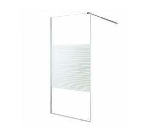 Mampara fija baño Strava blanco 190×90 cm