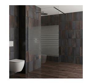Mampara fija baño Strava blanco 190×90 cm