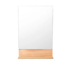 Espejo Lilo rectangular con repisa 60x40x12 cm