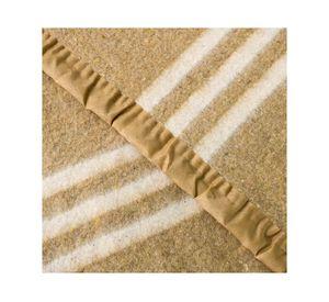 Frazada Listada Beige 1.5 plazas