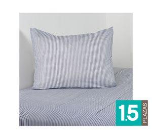 Juego de sábana 1.5 plazas 200 hilos Vintura gris