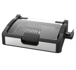 Parrilla eléctrica con tapa 1400W EGW0126