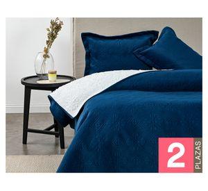 Quilt Petroleo azul 2 plazas