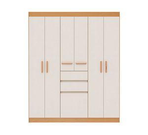 Clósets 7 puertas Berna beige 200x172.2x47 cm