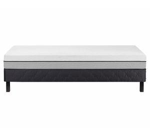 Cama europea Pratta 2 plazas base normal + respaldo