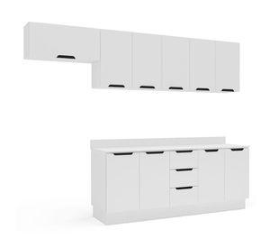 Cocina modular Delta blanco 224.5x280x52 cm