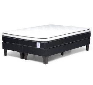 Cama europea New Style 6 2 plazas base dividida + respaldo