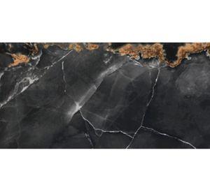 Porcelanato Gran Eltz Nero Satiny Look mármol negro 62x122 cm 28 m2