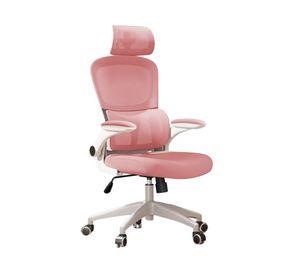 Silla escritorio ergonómica Pro rosado
