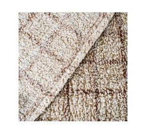 Frazada Cuadros Beige King