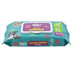 Toallitas húmedas perros/gatos 50 un.
