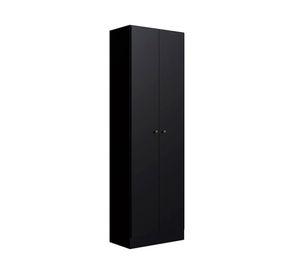 Clóset 2 puertas Xangai negro 174.5x55x31.2 cm