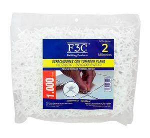 Espaciador con tomador 2 mm bolsa 1000 un.