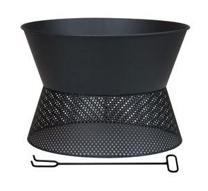 Brasero Drizzle 1 quemador negro mate