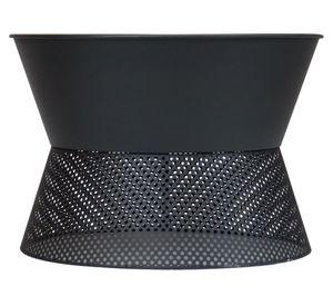 Brasero Drizzle 1 quemador negro mate.