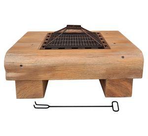 Brasero BBQ Cyclone 1 quemador café/negro.