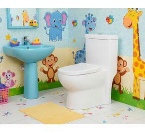 WC One Piece a piso 27 cm WCKINDER blanco