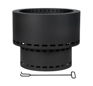 Brasero Shower 1 quemador negro mate