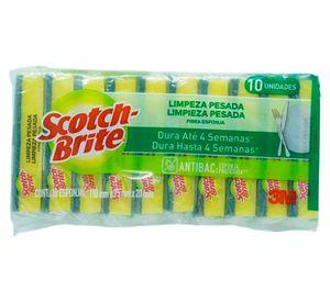 Esponja lisa fibra 10 un.