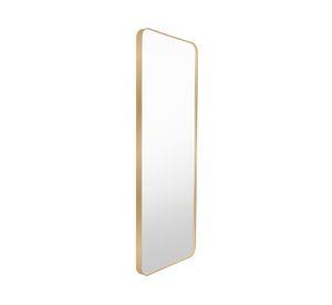 Espejo rectangular Sussy marco metálico 120x45x3.8 cm