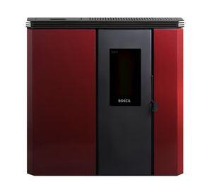 Estufa a pellet FIT+ 02602 Black Vision 9.2 kW + kit instalación burdeo