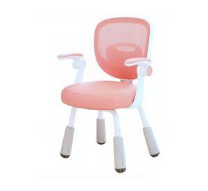 Silla de escritorio ergonómica infantil rosado