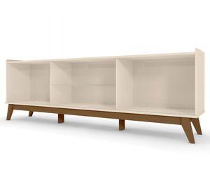 Rack TV 75" Guaruja beige/nogal
