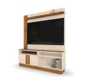 Estante TV 60" Fortaleza beige/nogal
