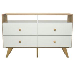 Cómoda Rumania roble/miel 77x120x39.5 cm