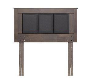 Respaldo Rachel 1.5 plazas gris oscuro