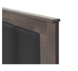 Respaldo Rachel 1.5 plazas gris oscuro