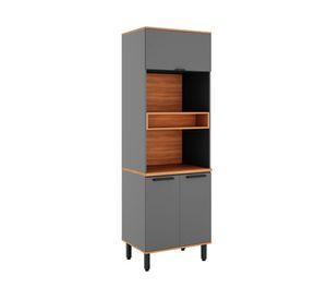Mueble cocina Castaña canela/ceniza 70 cm 3 puertas