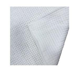 Piso baño Shaggy MF blanco 40x60 cm
