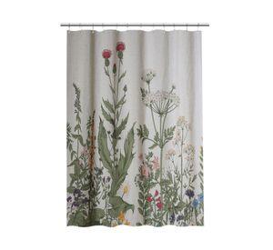 Cortina baño MF D2 verde 180x180 cm