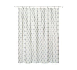 Cortina baño MF azul 180x180 cm