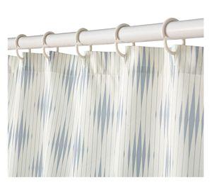 Cortina baño MF azul 180x180 cm
