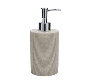 Dispensador jabón poliresina beige
